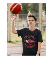 Lightning Mcqueen Baskılı Unisex Şimşek Arabalar Çizgi Film Çocuk Tişört (1-12 Yaş)