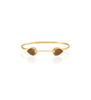 Kadir Jewellery 22 Ayar Altın Kaplama El İşçiliği Zirkon Taşlı Kadın Charm Bileklik