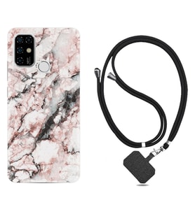 Casper E30 F20 X20 Kılıf Boyun Askılı Silikon Colorfull Marble 2 1389
