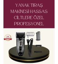 Erkekler İçin Folyo Başlıklı Tıraş Makinesi