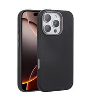Apple iPhone 16 Pro Uyumlu Kılıf M-safe Şarj Özellikli PU Deri Zore Adora Kapak (Siyah)