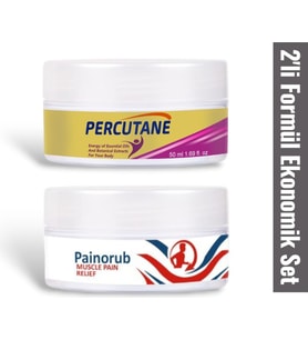Percutane Ağrı Yönetimi Için Etkili Bakım 50 ml + Painorub Muscle Paine-Relief Cream 50 ml