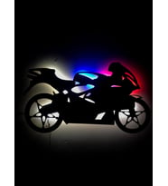 Motorsiklet Işıklı Tablo