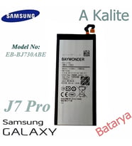 Samsung   UyumluJ7 Pro Batarya A Kalite Galaxy J730 EB-BJ730ABE Batarya 3600mAh