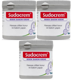 Sudocrem Cilt Bebek Bakım - Pişik Kremi 250GR (3 Lü Set)