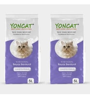 Yoncat Lavanta Kokulu Bentonit Topaklaşan Kedi Kumu 5Ltx2Adet
