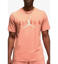 Nike Jordan Air Wordmark Graphic Tshirt Orange Jordan Grafik Baskılı Tişört Turuncu
