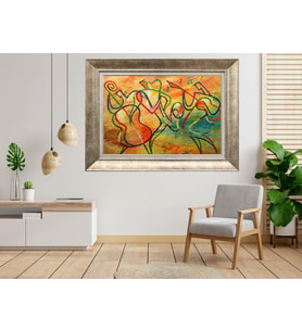 Gümüş Çerçeveli Tablo nb1510