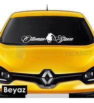 Ottoman Stance Osmanlı Cam Oto Sticker Araba Sticker Yapıştırma 50 x 10 Cm