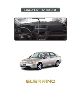 HONDA CIVIC 2000-2003TORPİDO KORUMA HALISI GRİ KENAR