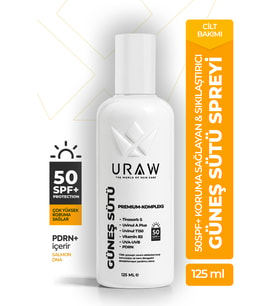 Güneş Sütü Sprey 50 SPF+ Gözenek Sıkılaştırıcı ve Leke Karşıtı  PDRN+ İçerikli Premium Bakım