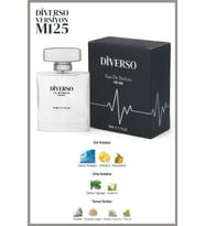 DİVERSO M125 ERKEK PARFÜM EDP 50 ML FRESH & ODUNSU  T.C. Sağlık Bakanlığı ÜTS KAYITLI