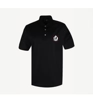 Çal Belediyespor Taraftar Logolu Siyah Polo Yaka T-Shirt