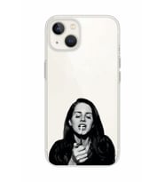 Iphone 14 Plus Uyumlu Lana Del Rey Desenli Şeffaf Telefon Kılıfı