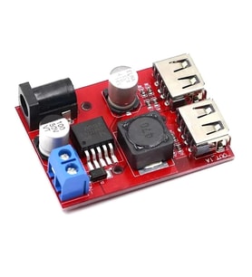 LM2596S Çift Usb Voltaj Düşürücü Modül 6-40V Giriş-5V 3A Çıkış