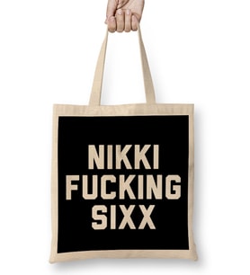 Nikki Fucking Sixx Bez Çanta Uzun Saplı