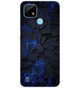 C21 (RMX3201) Uyumlu Kılıf Desen Baskılı Silikon Karmaşık Design STK:1874