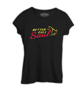 Better Call Saul Siyah Kadın Tshirt