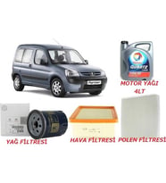 Peugeot Partner 1.9 Yağ Bakım 4 Lü Set 2004 Sonrasi 10W40-TOTAL