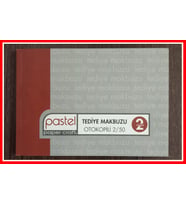 Tediye Makbuzu 14x20 cm boyutunda 2/50 Otokopili 1 Asıl 1 Suret 2 Nüsha 36 Adet