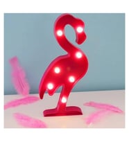 Led Işıklı Flamingo Gece Lambası