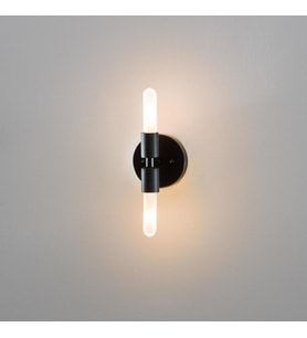 RİOLİGHT RETRO İKİLİ METAL DUVAR APLİK (Siyah - Beyaz)