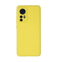 Xiaomi Mi 12 Kılıf Nano İçi Kadife Silikon - Sarı