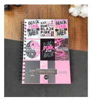 Kişiye Özel Black Pink Tasarımlı Konuşan Ajanda