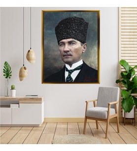 ÇERÇEVELİ ATATÜRK TABLO S659