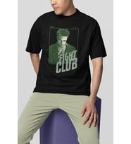 Fight Club 1999 Tyler Durden Baskılı Unisex Tişört, Oversize Film Tişört