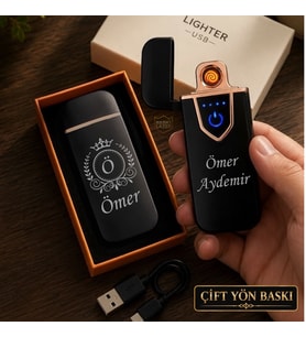 Kişiye Özel Usb Şarjlı Çakmak - Hemen Kargo