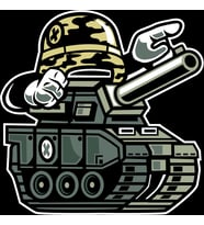 Tank Sticker 10x10 cmRenkli Sticker