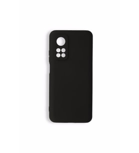Xiaomi Mi 10t Pro Kılıf Silikon Içi Kadife Nano - Siyah