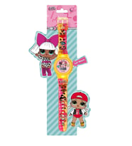 Miniflak LOL Surprise! Lisanslı LOL7221 Pembe-Sarı Çocuk Kol Saati (Sarı-Pembe)