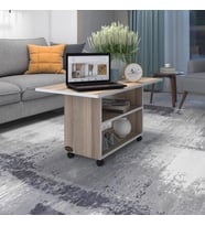 Kenzlife orta salon sehpası prag crd 045*070*50 tekerlekli yemek masası (Karışık)