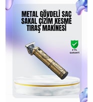 4 Kılavuz Taraklı Profesyonel Saç ve Sakal Kesme Makinesi