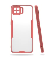 Oppo A73 Kılıf Platin Silikon - Pembe