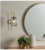 Mylights Retro Bal Camlı Rustik Vintage Aplik Siyah