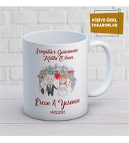 Kişiye Özel İsim Yazılabilir Sevgililer Günümüz Kutlu Olsun Kupa Bardak