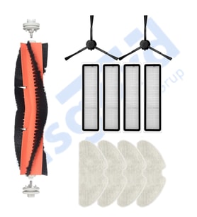 Dreame D10S, D10S PRO, D9 MAX GEN2 Uyumlu 1 Ana Fırça 2 Yan Fırça 4 Filtre 4 Mop PKT-iasgf0000221