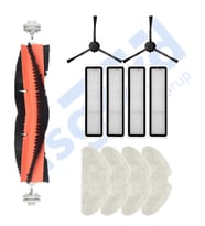Dreame D10S, D10S PRO, D9 MAX GEN2 Uyumlu 1 Ana Fırça 2 Yan Fırça 4 Filtre 4 Mop PKT-iasgf0000221