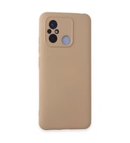 Xiaomi Redmi 12c Kılıf Nano İçi Kadife Silikon - Pudra