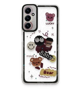 Newface Samsung Galaxy A05S Kılıf Sweet Desenli Silikon Kapak - Sarı