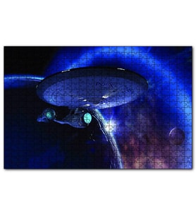Cakapuzzle  Uzay Yolu Gemisi  Puzzle Yapboz MDF (Ahşap) (120 Parça)