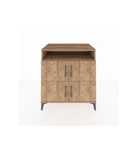 Kronos Şifonyer 4 Raflı 4 Kapaklı 88x59x96 Çam-Çam
