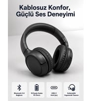 2025 Model Kulak Üstü Bluetooth Hoparlör ANC Özellikli