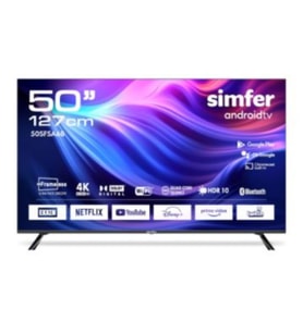 Simfer 50SFSA6B 127 Ekran 50 " Android LED 4K UHD Televizyon (Siyah)