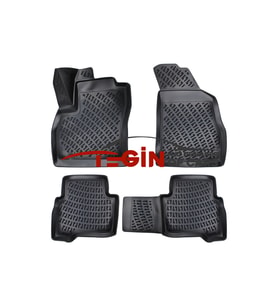 Citroen Nemo 2011 3D Havuzlu Paspas Siyah (Karışık)