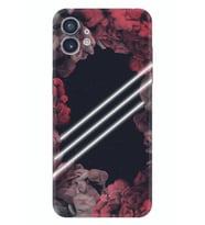 Nothing Phone 2 Kılıf Silikon Desen Özel Seri Flowers Line 1732