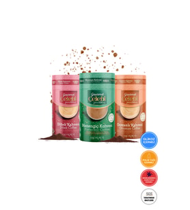Gourmet Çelebi Osmanlı, Dibek ve Menengiç Kahvesi 250 Gr (3'lü Set)